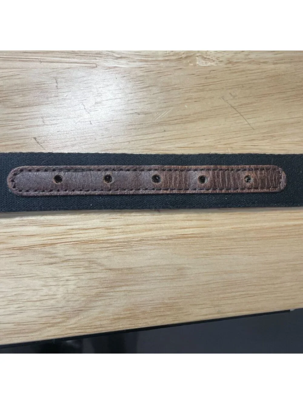 Jack Mason NCAA Iowa Hawkeyes Reversible Leather Fabric Belt Men Size 42